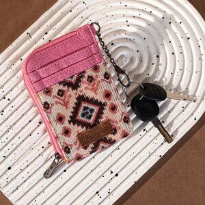 Wrangler Card Wallet for Women Boho Aztec Credit Card Holder NEW